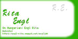 rita engl business card